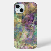 モダンでおしゃれなレトロポリゴンモザイクアート Case-Mate iPhoneケース (裏面)