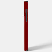 モダンでおしゃれなレーシングストライプのイニシャル入り Case-Mate iPhoneケース (裏面 / 左)