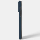 モダンでおしゃれなレーシングストライプのモノグラム Case-Mate iPhoneケース (裏面 / 左)