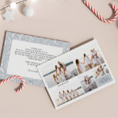モダンでおしゃれな両面5枚写真入りクリスマスカード シーズンカード