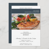 モダンでおしゃれな写真撮影ワークショップイベントのお誘い 招待状 (正面/裏面)