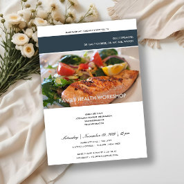 モダンでおしゃれな写真撮影ワークショップイベントのお誘い 招待状