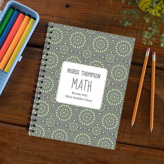 モダンでおしゃれな学校向けカスタムノート ノートブック