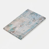 モダンでおしゃれな木目調のデザインに、かわいいヒトデのイラスト ポストイット (アングル)