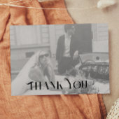 モダンでおしゃれな結婚式のお礼ポストカード ポストカード