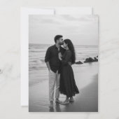 モダンでおしゃれな結婚式の招待状 招待状 (裏面)
