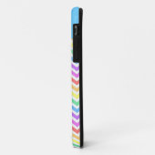 モダンでおしゃれな虹色のシェブロン Case-Mate iPhoneケース (裏面/左)