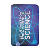 モダンでおしゃれな面白科学フレーズ バスマット (正面縦)