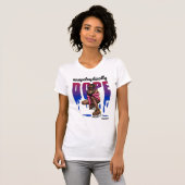 モダンでおしゃれな黒人女性のディーバ Tシャツ (正面フル)