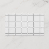 モダンでおしゃれな黒 名刺 (裏面)