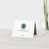 モダンでお洒落なクラフトの結婚式のコレクション サンキューカード (裏面)