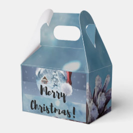 モダンでかわいいクリスマスのトナカイ フェイバーボックス