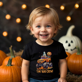 モダンでかわいいブークルー ファミリーマッチングハロウィン ベビーTシャツ