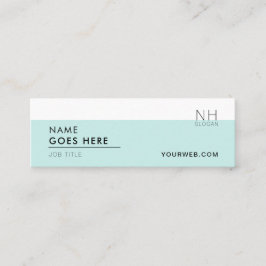 モダンできれいな多目的小型名刺 スキニー名刺