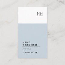 モダンできれいな多目的縦の名刺