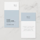 モダンできれいな多目的縦の名刺 名刺 (正面/裏面)