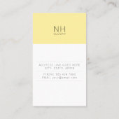 モダンできれいな多目的縦の名刺 名刺 (裏面)