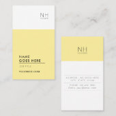 モダンできれいな多目的縦の名刺 名刺 (正面/裏面)