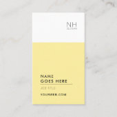 モダンできれいな多目的縦の名刺 名刺 (正面)