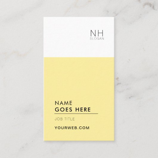 モダンできれいな多目的縦の名刺 名刺 (正面)