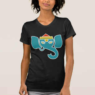 モダンでしゃれているなTシャツとのGanesh Tシャツ