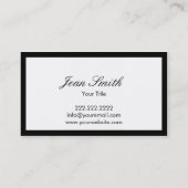 モダンではっきりしたなボーダーベーカリーの名刺 名刺 (裏面)