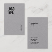 モダンではっきりしたな専門の最小主義のテンプレート 名刺 (正面/裏面)