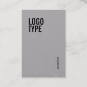 モダンではっきりしたな専門の最小主義のテンプレート 名刺 (正面)