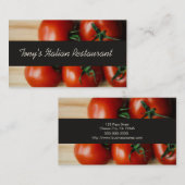 モダンでイタリアンなレストラン 名刺 (正面/裏面)