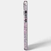 モダンでエレガントでかわいい紫のパールのバレンタインデー Case-Mate iPhoneケース (裏面 / 左)
