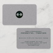 モダンでエレガントでミニマルなスタイルの一見 名刺 (正面/裏面)