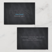 モダンでエレガントで個人的なフィットネスのトレーナーの黒板 名刺