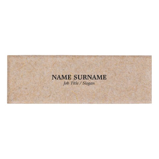 モダンでエレガントなクラフトのオフィス及び学校の標準の机 名札 (正面)