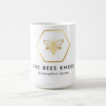 モダンでエレガントなゴールドの蜂蜜養蜂家