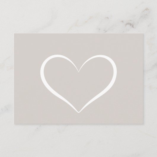 モダンでエレガントなシルエットのウェディングドレスQRコード エンクロージャーカード (裏面)