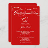 モダンでエレガントなダックの確認招待状 招待状 (正面/裏面)