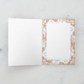 モダンでエレガントなニューヨークシティのスカイラインのグリーティングカード シーズンカード (内部)