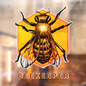 モダンでエレガントなハチミツの巣の飼育者 ウィンドウサイン (シート2)