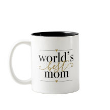 モダンでエレガントなブラックとゴールド 世界で一番素敵なお母さん