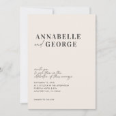 モダンでエレガントなミニマルタイポグラフィー モノクロ (正面)