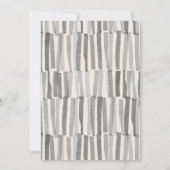 モダンでエレガントなミニマルタイポグラフィー モノクロ (裏面)