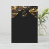 モダンでエレガントなメニューまたは招待状 招待状 (スタンド正面)