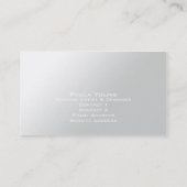 モダンでエレガントなモノグラムA 名刺 (裏面)