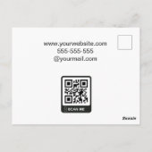 モダンでエレガントな不動産エージェント カード (裏面)