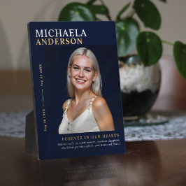 モダンでエレガントな写真記念プレート 卓上 フォトプラーク