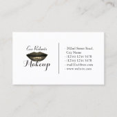 モダンでエレガントな割れ目の側面の一見 名刺 (正面)