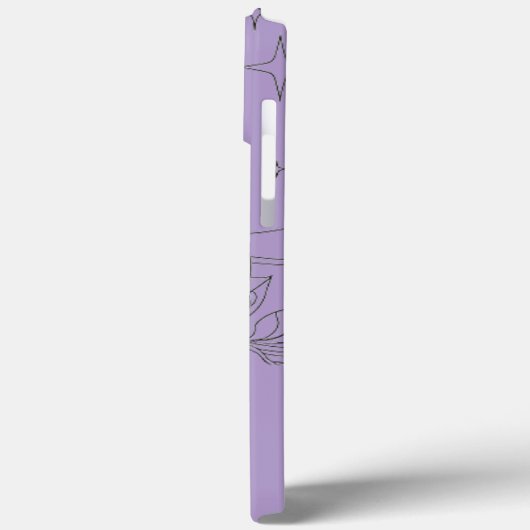 モダンでエレガントな可愛らしいガーリーなシンプルフラワー Case-Mate iPhoneケース (裏面 / 左)
