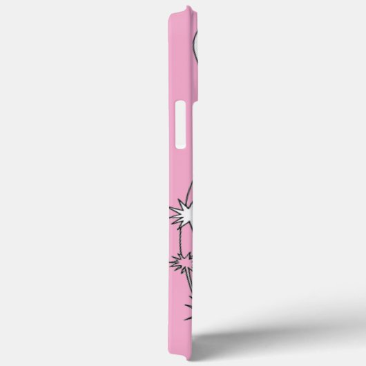 モダンでエレガントな可愛らしいガーリーなシンプルフラワー Case-Mate iPhoneケース (裏面 / 右)