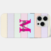 モダンでエレガントな可愛らしいシンプルな輝き Case-Mate iPhoneケース (裏面 (横))