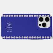 モダンでエレガントな可愛らしいシンプルな輝き  Case-Mate iPhoneケース (裏面 (横))
